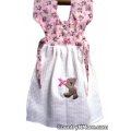 pink ribbon bear oven door dress