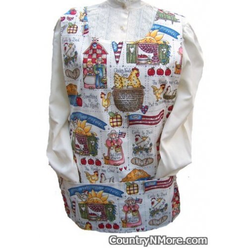 early bed rise country cobbler apron