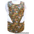 fall farm rooster cobbler apron