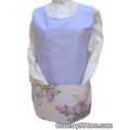 lavender floral poka dot cobbler apron