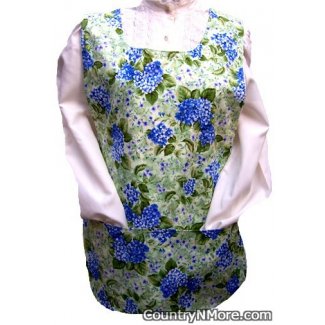 beautiful hydrangea floral cobbler apron