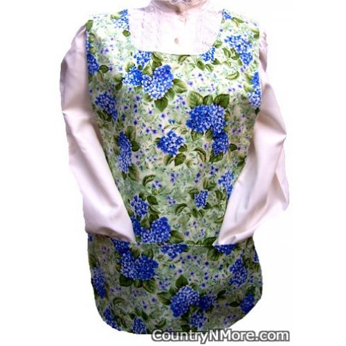 beautiful hydrangea floral cobbler apron