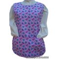 embroidered butterflies flowers cobbler apron