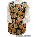 fall leaves pumpkins apples acorns berry cobbler apron
