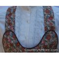 floral vintage apron