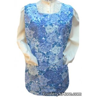 blue rose cobbler apron