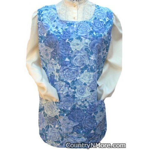 blue rose cobbler apron