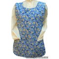 old fashioned blue floral cobbler apron