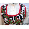 vintage cow apron xl