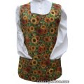 chicken sunflower reversible cobbler apron