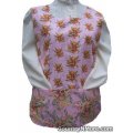 gorgeous pink orange tulip cobbler apron