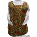 sunflowers chickens roosters cobbler apron