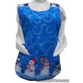 christmas holiday snowman birdhouse cobbler apron