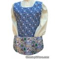 christmas holiday snowman cobbler apron