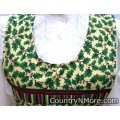 christmas ornament vintage apron