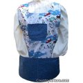 fun snow snowman cobbler apron