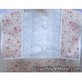 vintage rose floral apron