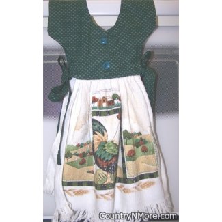 country farm rooster oven door dress