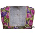 gorgeous poppies vintage apron