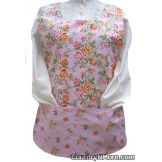 beautiful rose butterfly dragonfly cobbler apron