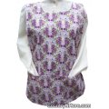 pansies african violets cobbler apron