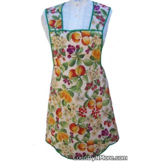 delicious fruit vintage apron