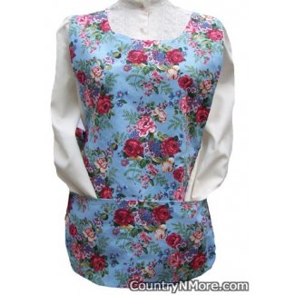 rose floral flower bouquet cobbler apron