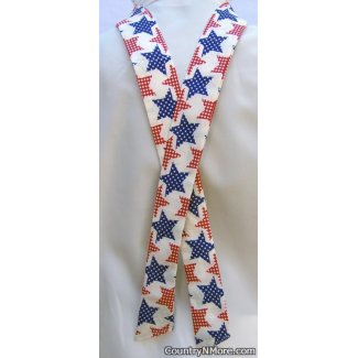 patriotic plaid polka dot star neck cooler hot weather