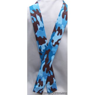 blue black camo neck cooler hot weather