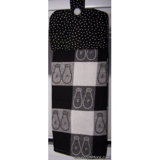 salt pepper shaker oven door towel