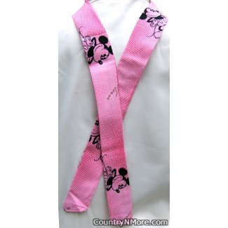 mickey mouse pink neck cooler hot weather