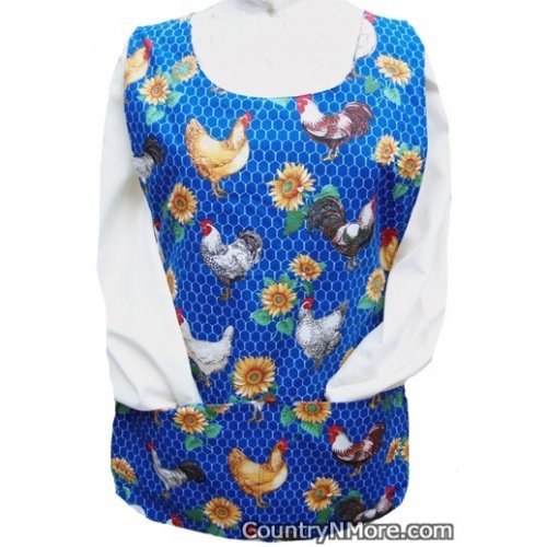 chicken sunflower cobbler apron