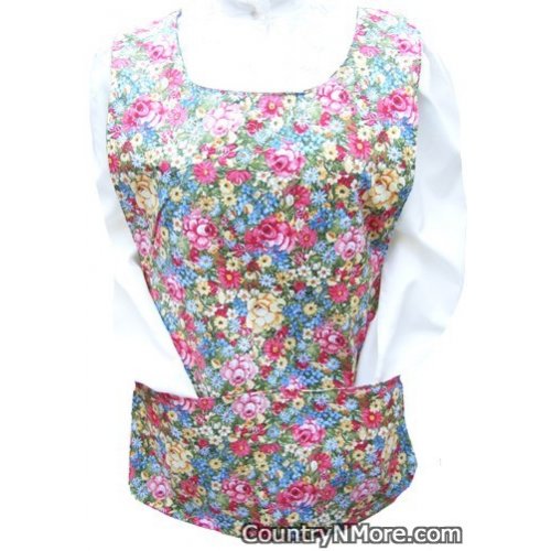 garden flower cobbler apron