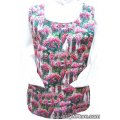 garden flower cobbler apron