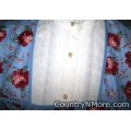 rose vintage inspired apron