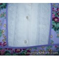 lavender flowers vintage apron