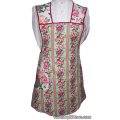 rose stripe vintage apron