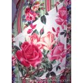 rose stripe vintage apron
