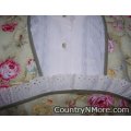 rose floral vintage apron plus size