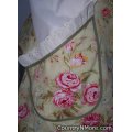 rose floral vintage apron plus size