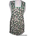 christmas flower holly vintage apron