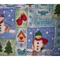 spring brdhouse winter scene cobbler apron