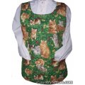 adorable cats gorgeous flower cobbler apron