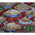 freshly baked apple pie cobbler apron