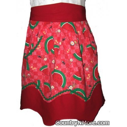 watermelon vintage waist apron
