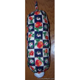 apples blossoms grocery bag holder
