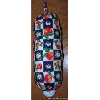 apples blossoms grocery bag holder