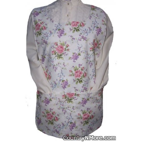 dainty flower cobbler apron
