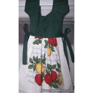 apple ande pear oven door dress