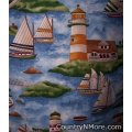 holiday beach spring summer lighthouse scene cobbler apron
